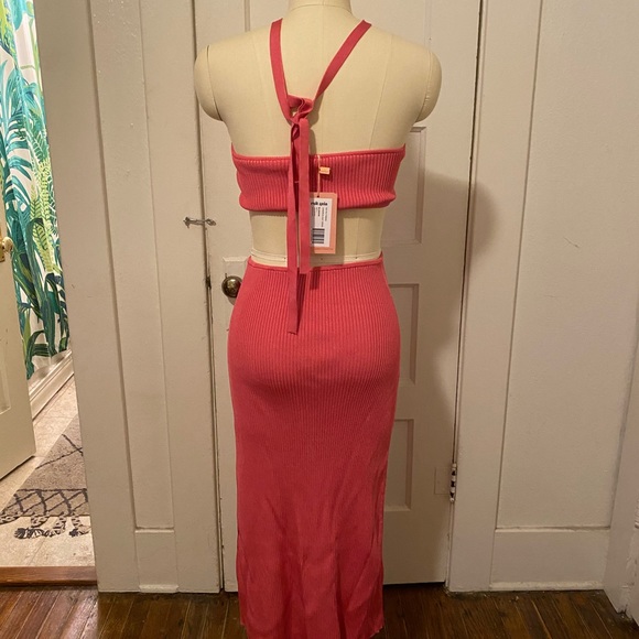 NWT Cult Gaia Cameron Knit Midi Dress (Blossom) - Picture 5 of 8